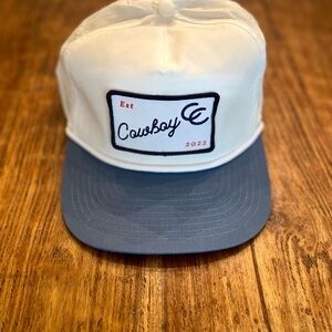 Cowboy Country Club White Patch Unstructured Hat/Cap
